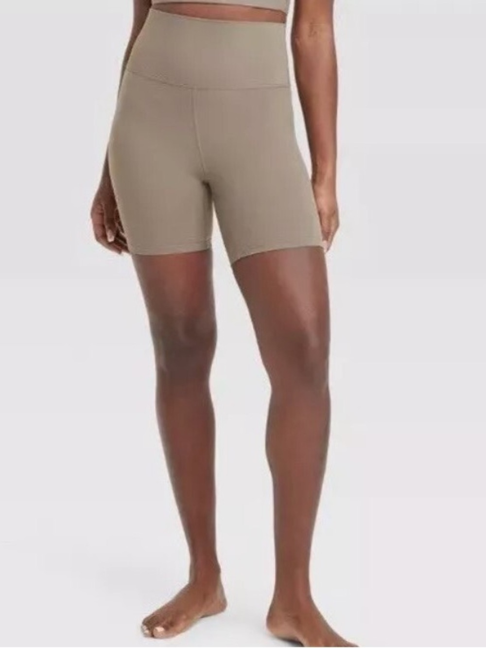 All In Motion Women's Biker Shorts Taupe Size Small